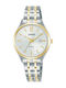 Lorus Women's Watch Battery with Stainless Steel Bracelet Silver/Gold