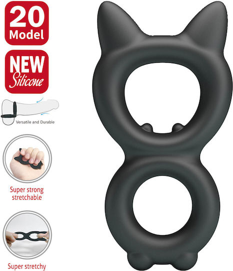 Двойен Пенис Пръстен Crazy Bull Toran – 93mm/26mm