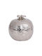 Fylliana Fl19918 Handmade Tabletop Lucky Charm Pomegranate Silver Ceramic 11x11cm 1pcs