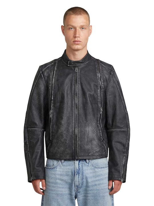 Lederjacke Jacke Grey