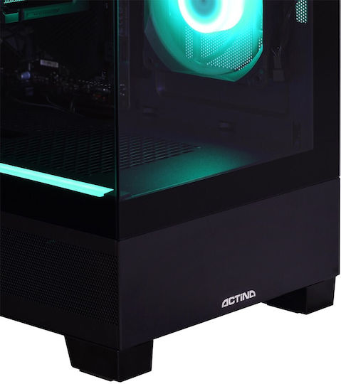 Actina Гейминг Настолен Компютър Ryzen 5-7500F 32GB DDR5 1TB SSD Radeon RX 9070 Без Операционна Система