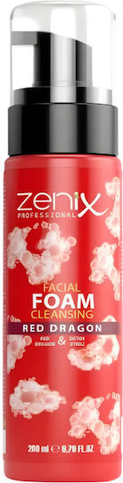 Zenix Red Dragon Αφρός Καθαρισμού Προσώπου 200ml