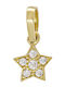 Kiriakos Gofas Star Charm Made of 14K Gold