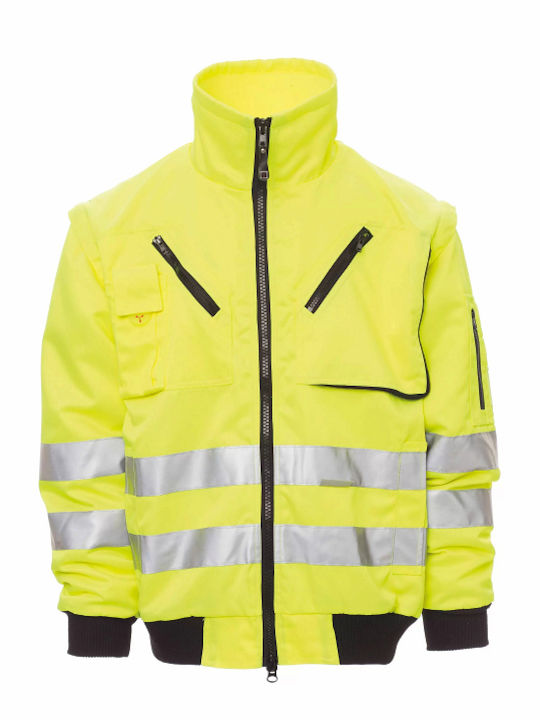 Payper Fluo Work Jacket Yellow