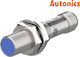 Inductive On-Off Switch DC Φ12 PNP NO 12-24VDC 4mm Connector PRDCM12-4DP Autonics Set of 2