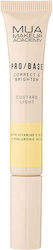 MUA Pro Base Primer Προσώπου σε Κρεμώδη Μορφή Custard Light 10ml 10gr MUA Pro Base Primer Προσώπου σε Κρεμώδη Μορφή Custard Light 10ml 10gr
