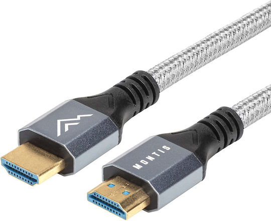 Montis Cable HDMI male - HDMI male 3m Μαύρο