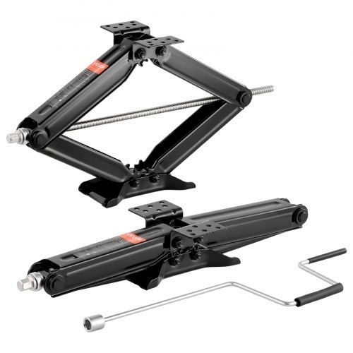 Vevor Hand Operated Scissor Jack with Lifting Capacity up to 59.4cm and Weight Capacity up to 2.2 Tons