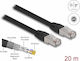Delock Rj45 Network Cable Cat.6a Sftp Pe Outdoor 20m Black Delock 80132