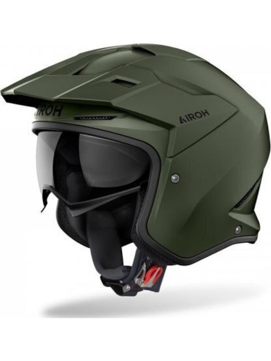 Airoh Kombakt Military Green Matt Motorcycle He...