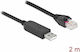 Delock Usb To Rs-232 Rj45 Serial Cable Cisco Router T-t 2m Delock 64161