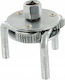 Cheie Pentru Filtre de Ulei cu 3 Brațe 63-120mm V86211 Verke