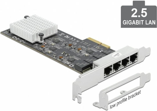 Delock Pci Express X4 To 4 X 2.5 Gigabit Lan Rtl8125 Delock 89192
