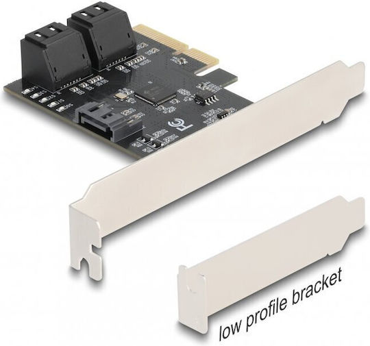 Delock Pci Express 5 X Sata Lpff Delock 90890