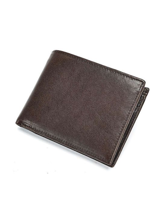 Cardinal Leather Men's Wallet with RFID Brown