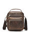 Leder Herren Schulter / Crossbody Braun Tasche