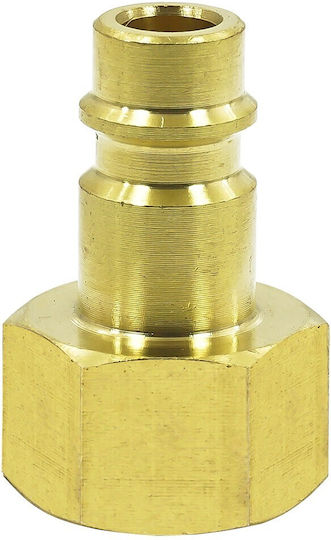 Pneumatic Connector Verke 3/8" Brass V81372