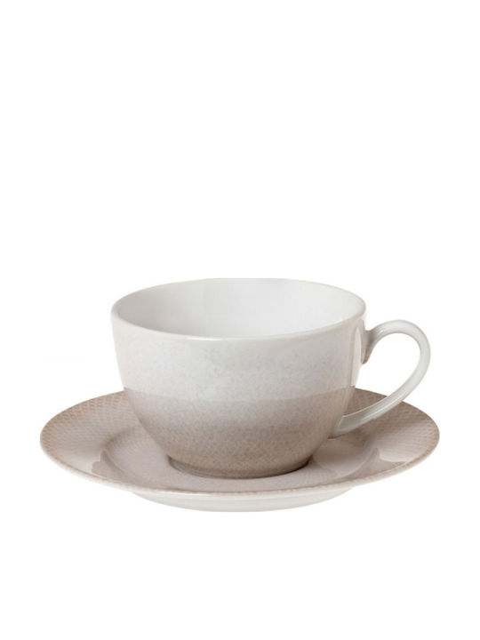 Cryspo Trio Cup Tea Porcelain White 230ml