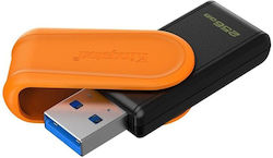 Kingston Datatraveler Exodia S 256GB USB 3.2 Μαύρο