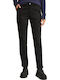Damen Chino Hose Schwarz