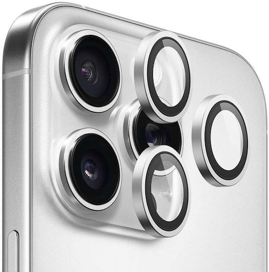 Blueo Lens Glass Протектор за камера Закалено стъкло Сребрист за iPhone 17 Pro, iPhone 17 Pro Max