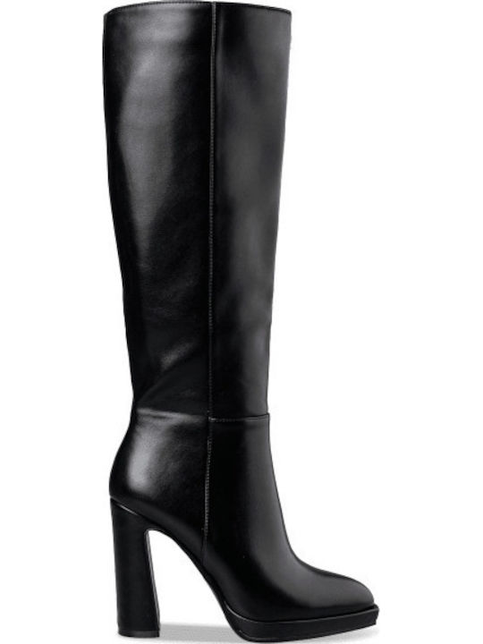Synthetic Leather Women's Boots Black