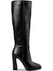 Synthetic Leather Women's Boots Black