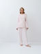 Aruelle Χειμερινό Γυναικείο Σετ Πιτζάμας Baby Pink