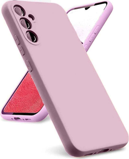 Forcell Matte Back Cover Silicone / Tempered Glass Lilac (Galaxy A55Oppo A55 5G)