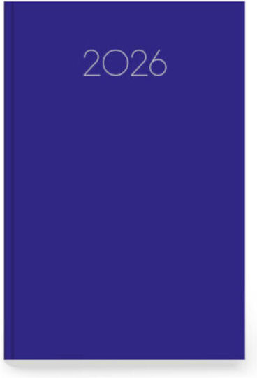 Ημερολόγιο Ημερήσιο 2026 Innostat 17x25cm Simple Μπλε 355765