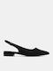 Γυναικείες Μπαλαρίνες Slingback σε Μαύρο Χρώμα
