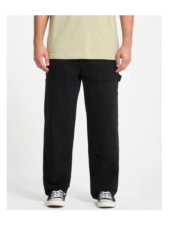 Men's Jeans Pants with Loose Tapered Fit Black