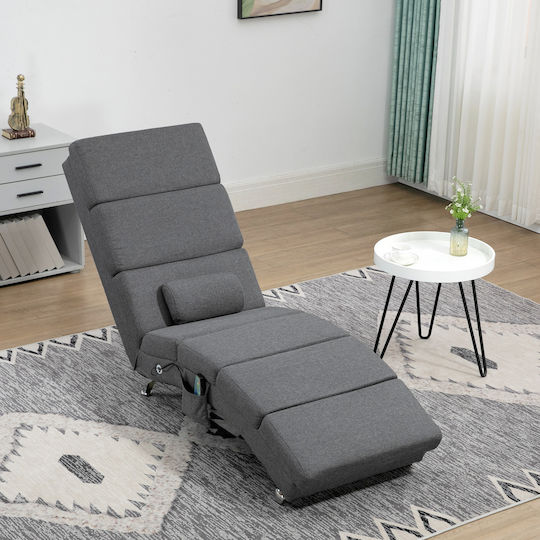 Relax Massage Gray Armchair 56x168x84cm