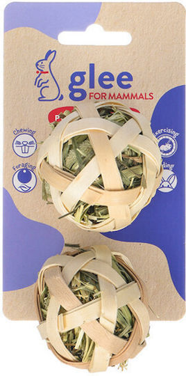 Glee Rodents Treat Stuffed Ball Timothy Hay 2 Pieces 5cm Glee