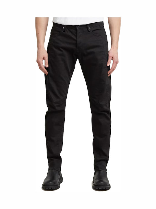 Ανδρικό Παντελόνι Τζιν με Slim Εφαρμογή Black