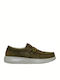 Wally Men's Suede Moccasins Green