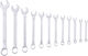 Set Chei Poligonale 6-22mm Extol Craft 6333b 12 Bucăți