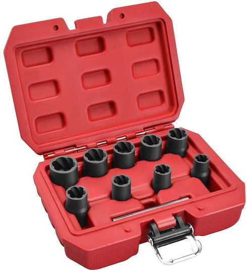 Impact Adapter Set 3/8" Extol Premium 10 19 Mm Crmo