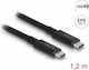 Delock USB Typ-C Kabel Pd 3.1 USB-IF Zertifiziert Etron E-Marker T-t 240W 1,2m