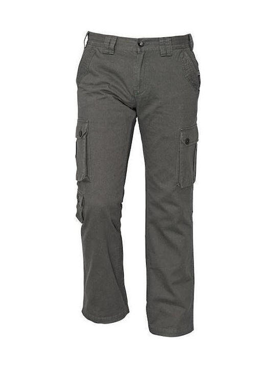 Cerva Pantaloni de Lucru Gri din Bumbac