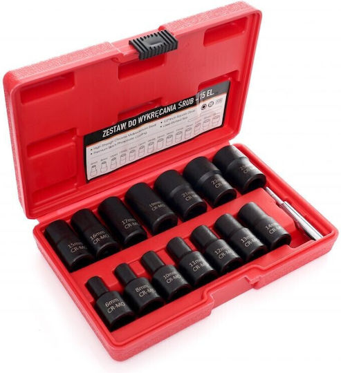 Impact Steckschlüssel-Set Bit Kraft&dele 1/2'' 15 Stücke Kd11793
