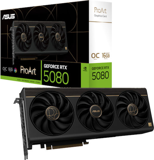 Asus GeForce RTX 5080 16GB GDDR7 ProArt OC Κάρτα Γραφικών