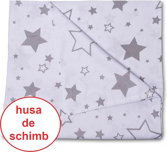 Kidizi Βρεφικό Κάλυμμα Μαξιλαριού Grey 45x145εκ.