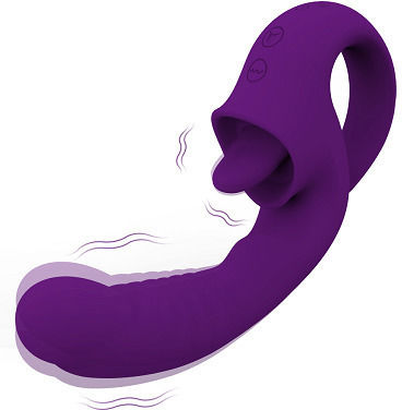 Ophelia's Dream Licking Clitoral Vibrator Violet