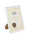 Wooden Photo Frame with White Frame
