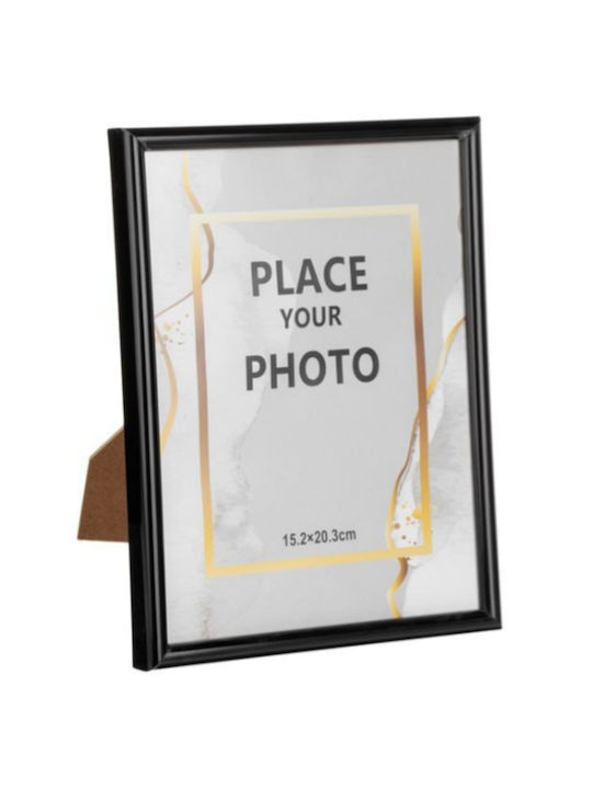 Wooden Photo Frame with Black Frame