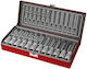 Set 18 Allen Keys Extol 1/4" 1/2" Crv Steel