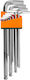Hex Key Set 12 Pcs Crv V35507 Verke