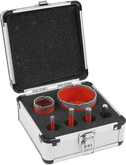 Verke Set de burghie diamantate Găuritoare Tăiere uscată cu diametru între 6mm și 68mm pentru Gresie