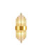Pakketo Lamp Wall with Socket E14 Gold 20x60cm